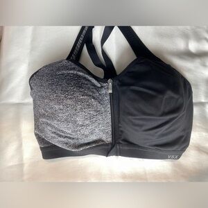 VSX Black and Gray High-Impact Sports Bra